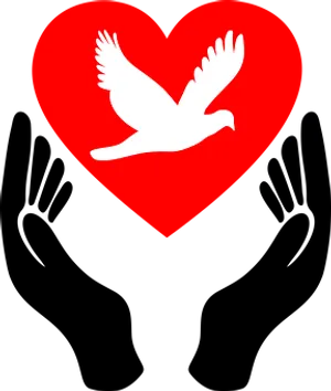 Dovein Heart Silhouette PNG