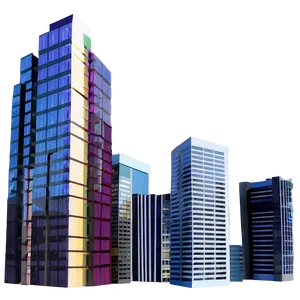 Downtown Cityscape PNG Ote PNG