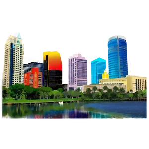 Downtown Orlando Png Tol PNG Image