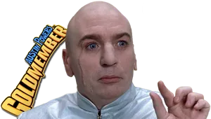 Dr Evil Goldmember Pose PNG Image