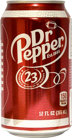 Dr Pepper Can Classic Design PNG Image