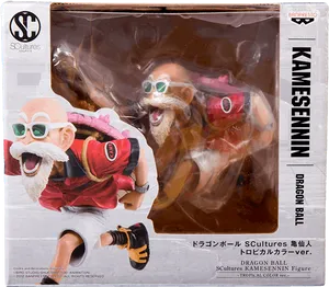 Dragon Ball Kamesennin Figure Packaging PNG Image