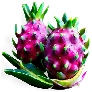 Dragonfruit On Market Stand Png Cqh13 PNG Image