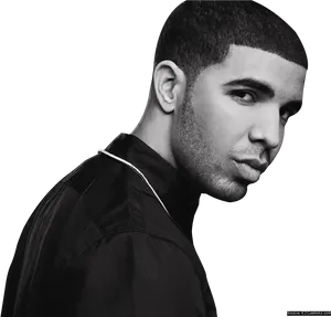 Drake Profile Portrait PNG Image