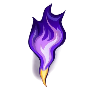 Drawing Of Purple Fire Png Kcc PNG Image