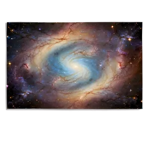 Dreamy Galaxy Stars Visualization Png Syb PNG Image