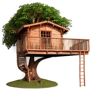 Dreamy Tree House Png Iiw PNG Image