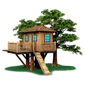 Dreamy Tree House Png Nre PNG Image