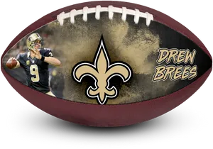 Drew Brees American Football Graphic PNG Image