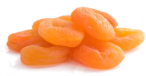 Dried Apricots Pile Transparent Background PNG Image