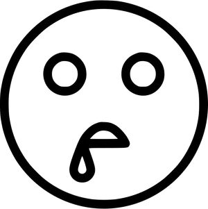 Drooling Face Emoji Icon PNG Image