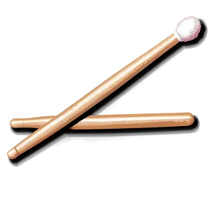 Drum Stick Sketch Png Rnk79 PNG Image