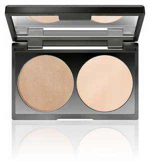 Dual Shade Compact Powder Makeup PNG Image