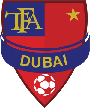 Dubai Football Association Crest PNG Image