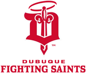 Dubuque Fighting Saints Logo PNG Image