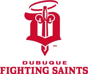 Dubuque Fighting Saints Logo PNG Image