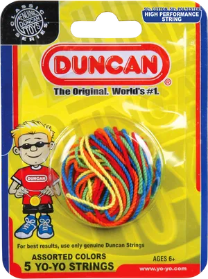 Duncan Yo Yo Strings Packaged PNG Image