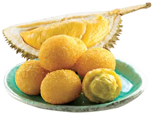 Durian Fruitand Desserts PNG Image