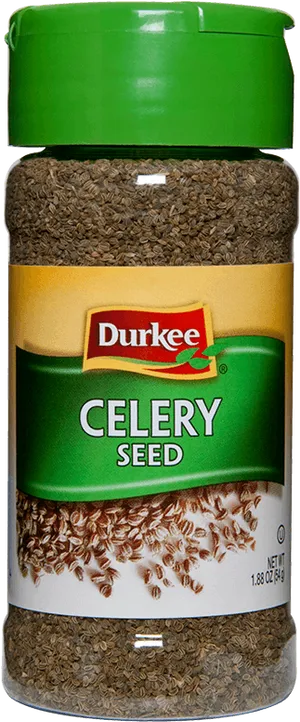 Durkee Celery Seed Spice Jar PNG Image