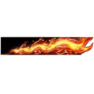 Dynamic Anime Fire Png 16 PNG Image