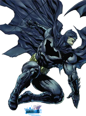Dynamic Batman Artwork PNG Image