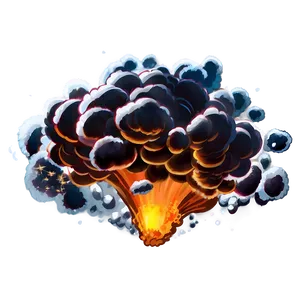 Dynamic Cartoon Explosion Png 72 PNG Image