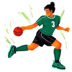 Dynamic Handball Game Png Wfp30 PNG Image