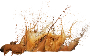 Dynamic Mud Splash Capture PNG Image