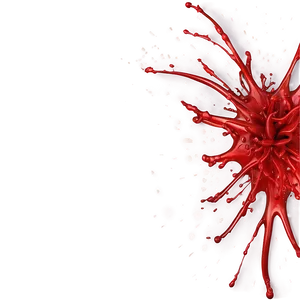 Dynamic Red Splash Png Muv PNG Image