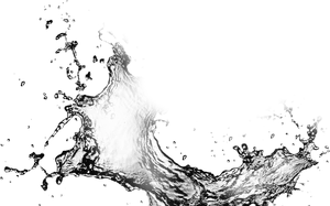 Dynamic Water Splash Black Background.jpg PNG Image