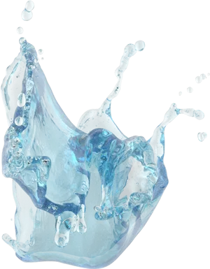 Dynamic Water Splash Capture PNG Image