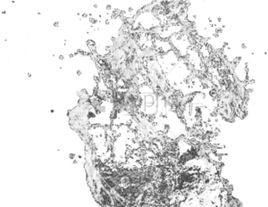 Dynamic Water Splash Texture PNG Image