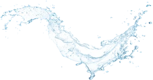 Dynamic Water Splash Transparent Background PNG Image