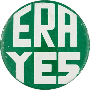 E R A Y E S Campaign Button PNG Image