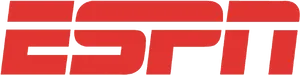 E S P N Logo Redand White PNG Image