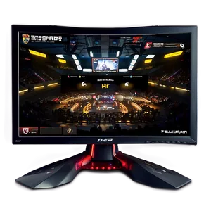 E-sports Gaming Monitor Png Wyo PNG Image