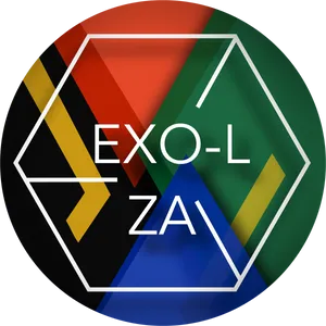 E X O L Fan Logo Design PNG Image