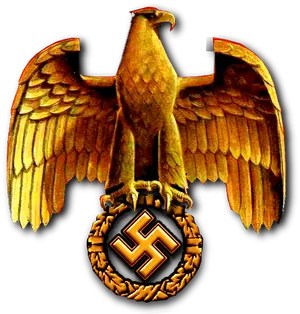 Eagle - German Imperial Eagle With Swastika, Hd Png Download PNG Image