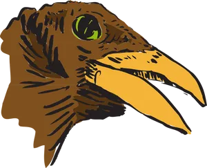 Eagle Head Illustration PNG Image