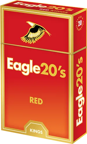 Eagle20s Red Kings Cigarette Pack PNG Image