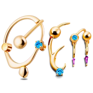 Ear Piercing Jewelry Options Png Npk PNG Image