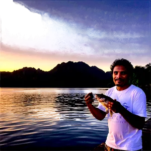 Early Morning Gone Fishing Png Xqh PNG Image