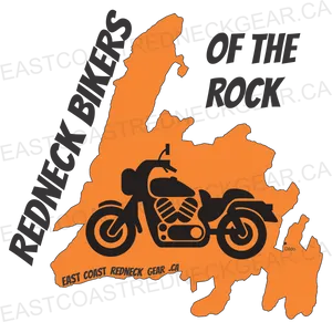 East Coast Redneck Biker Gear Graphic PNG Image