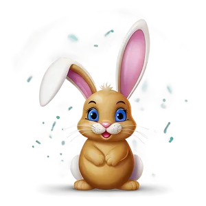 Easter Bunny Visage Png Rag PNG Image