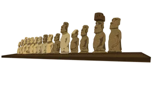 Easter Island Chocolate Moai PNG Image