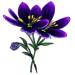 Easy Floral Illustration Png Gty PNG Image