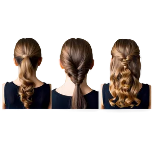 Easy Hairstyles Tutorial Png Uoa81 PNG Image