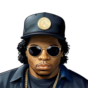 Eazy E Tribute Art Png 06252024 PNG Image