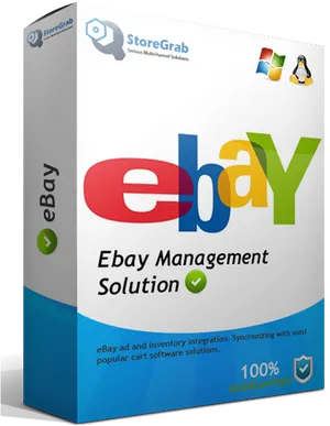 Ebay Management Solution Software Box PNG Image