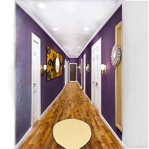 Eclectic Hallway Looks Png Vva PNG Image